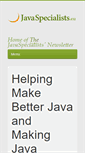 Mobile Screenshot of javaspecialists.eu